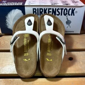 Birkenstock Kids Gizeh Sandals - Ice Pearl Moonstone